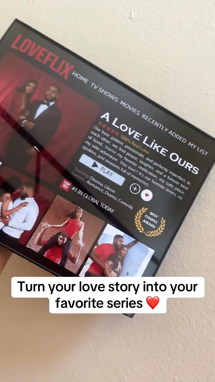 Order now Give her/him a love story that will never end!