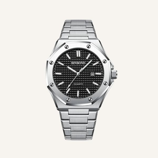 Men's Silver Watch – Blindy