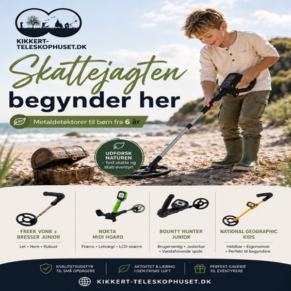 Metaldetektor til børn