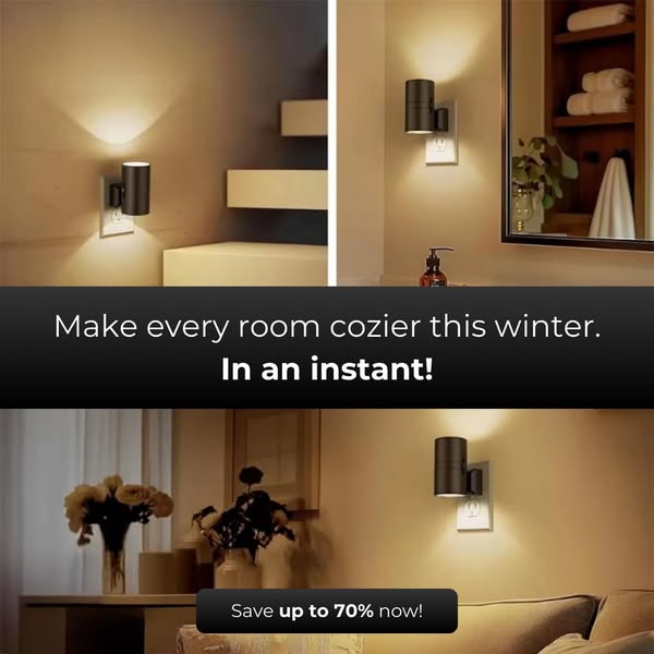 The lamp that turns itself on – every evening