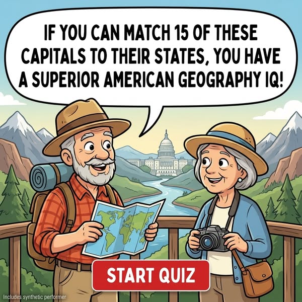 Can You Name The US State By Its Capital