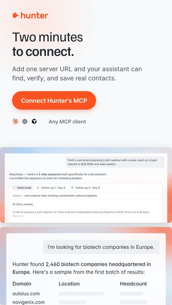 Two minutes to connect