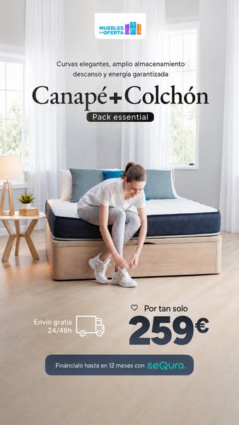 Comodidad y almacenamiento en un mismo pack