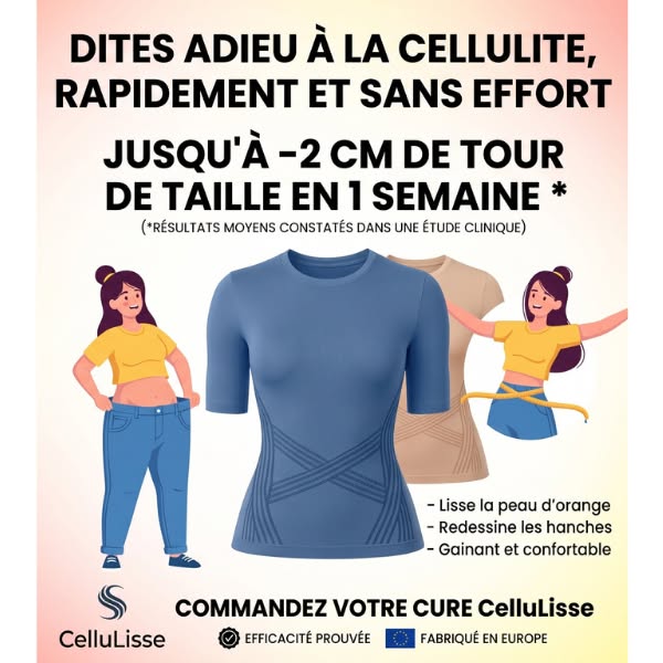Cellulisse® Tee-Shirt 3D Compression