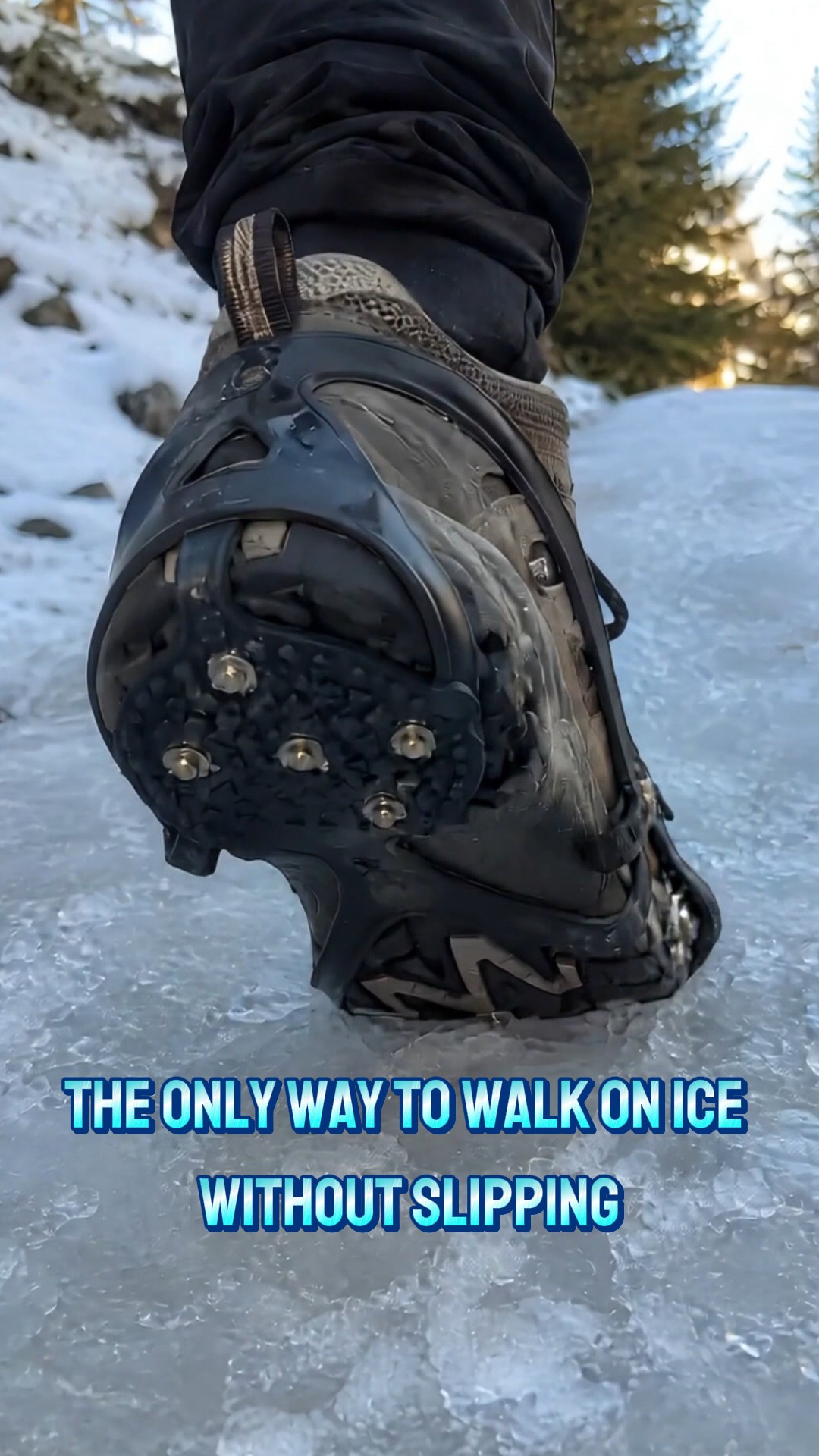 Universal 5‑Prong Anti‑Slip Shoe Spikes | Extra Traction For Safe Winter Walking On Ice & Snow