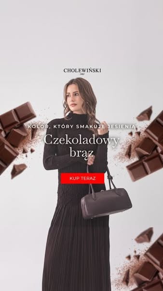 Torebki w kolorze czekolady