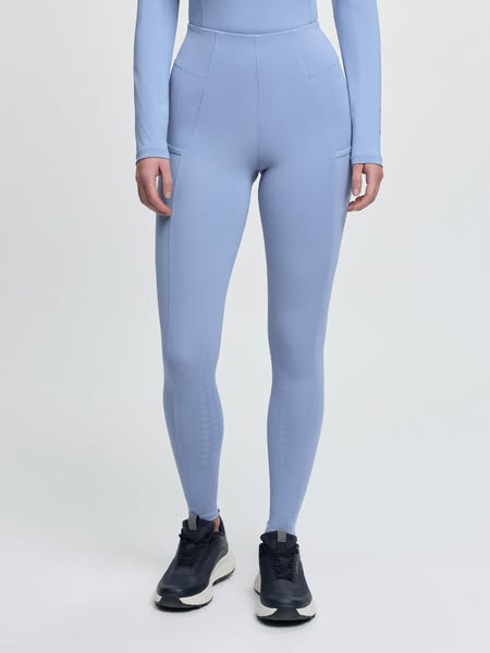 LeMieux Powder Blue Naomi Pull On Breeches in US 2