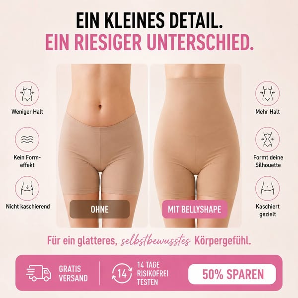 Bellyshape Unsichtbar unter jeder Kleidung