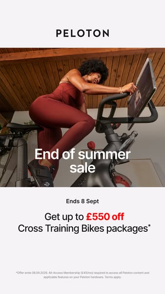 Get up to £550 off Cross Training Bikes