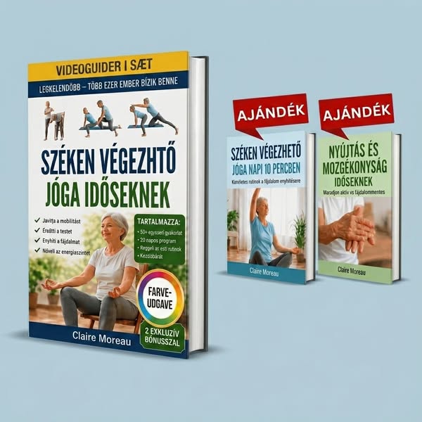 Székjóga Kezdőknek – 3 Könyv 1-ben