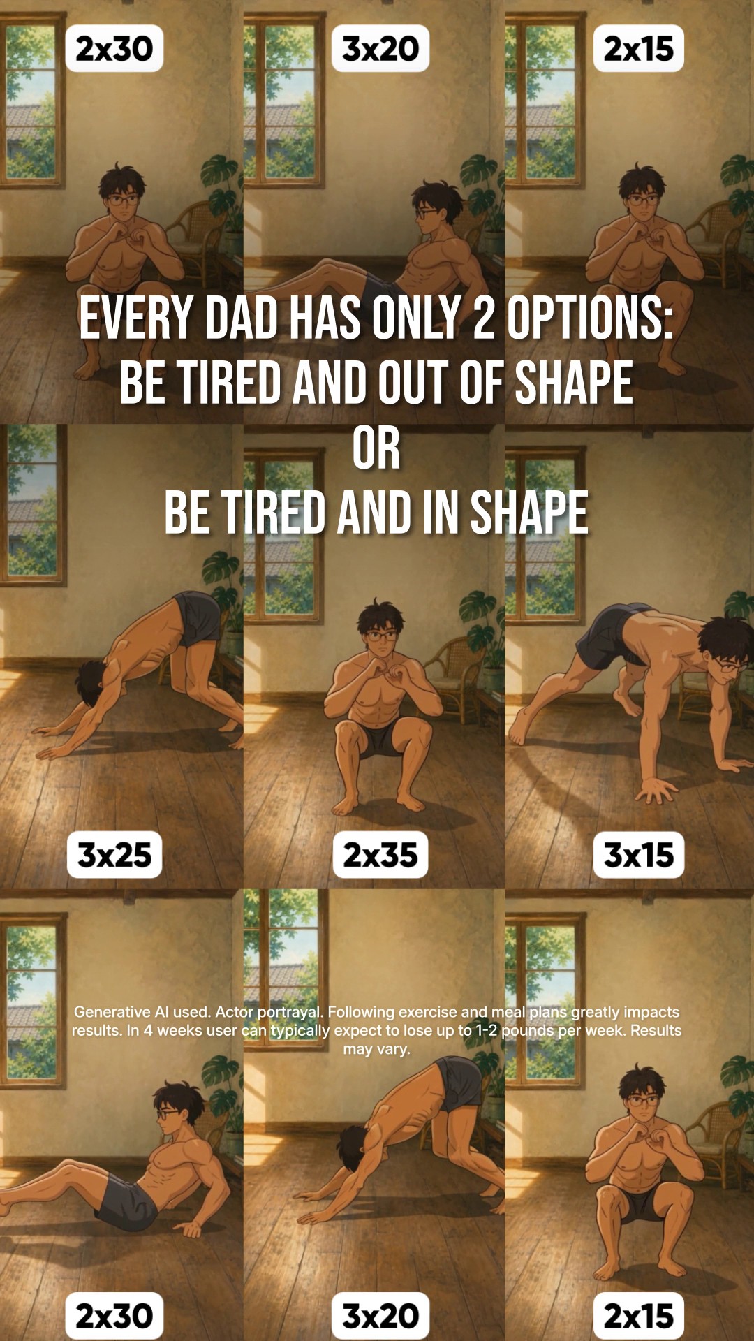For Big Guys: Start Fifteen Today. Build Steady Strength.