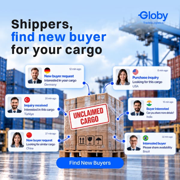 List unclaimed cargo and reach buyers