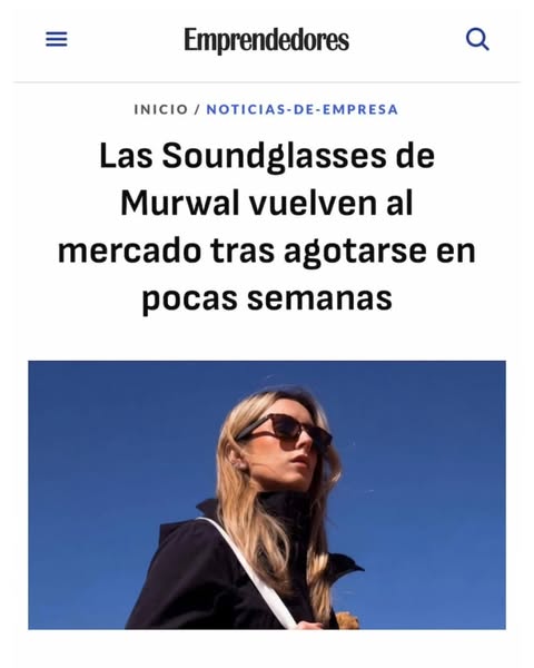 Gafas de Sol con Sonido | MURWAL
