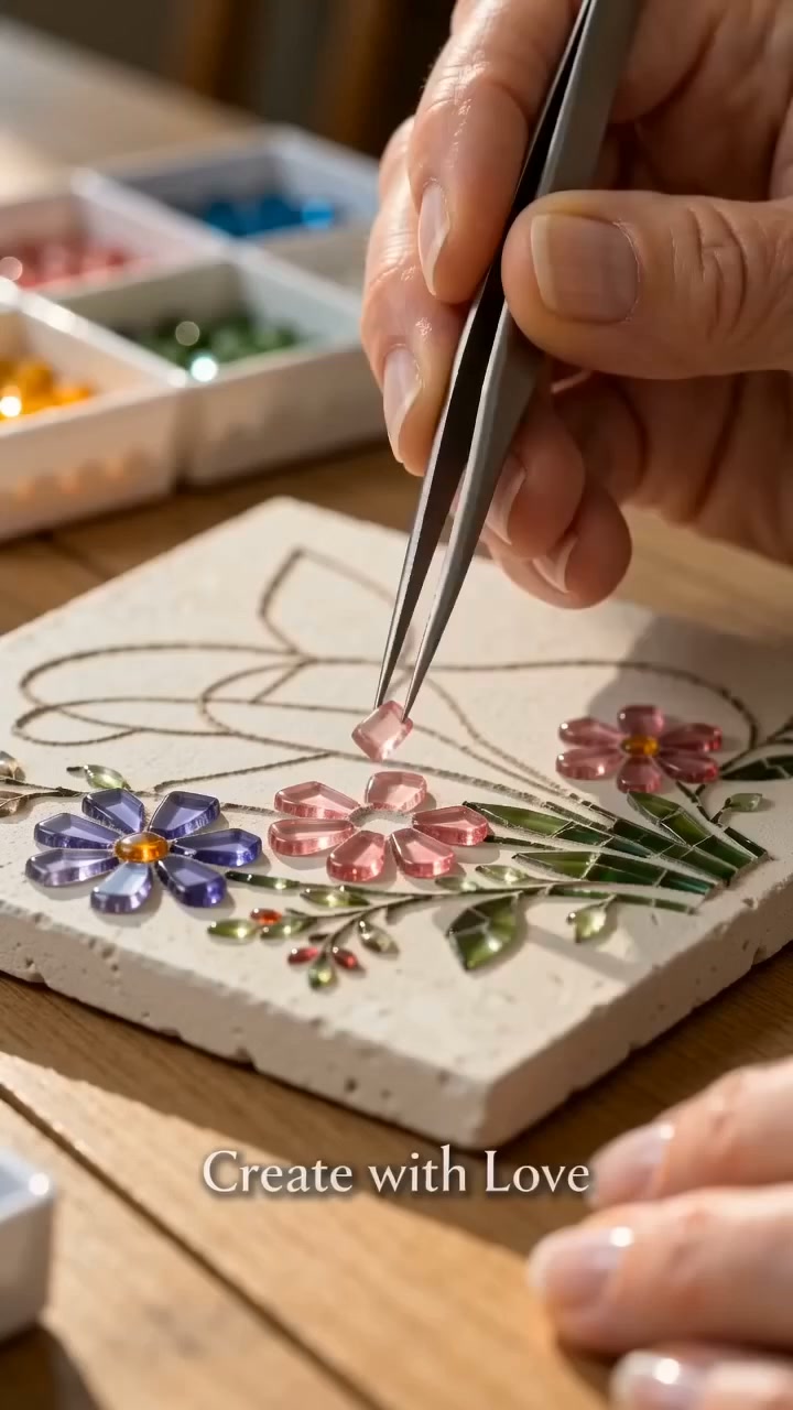DIY Garden Mosaic Art Kit