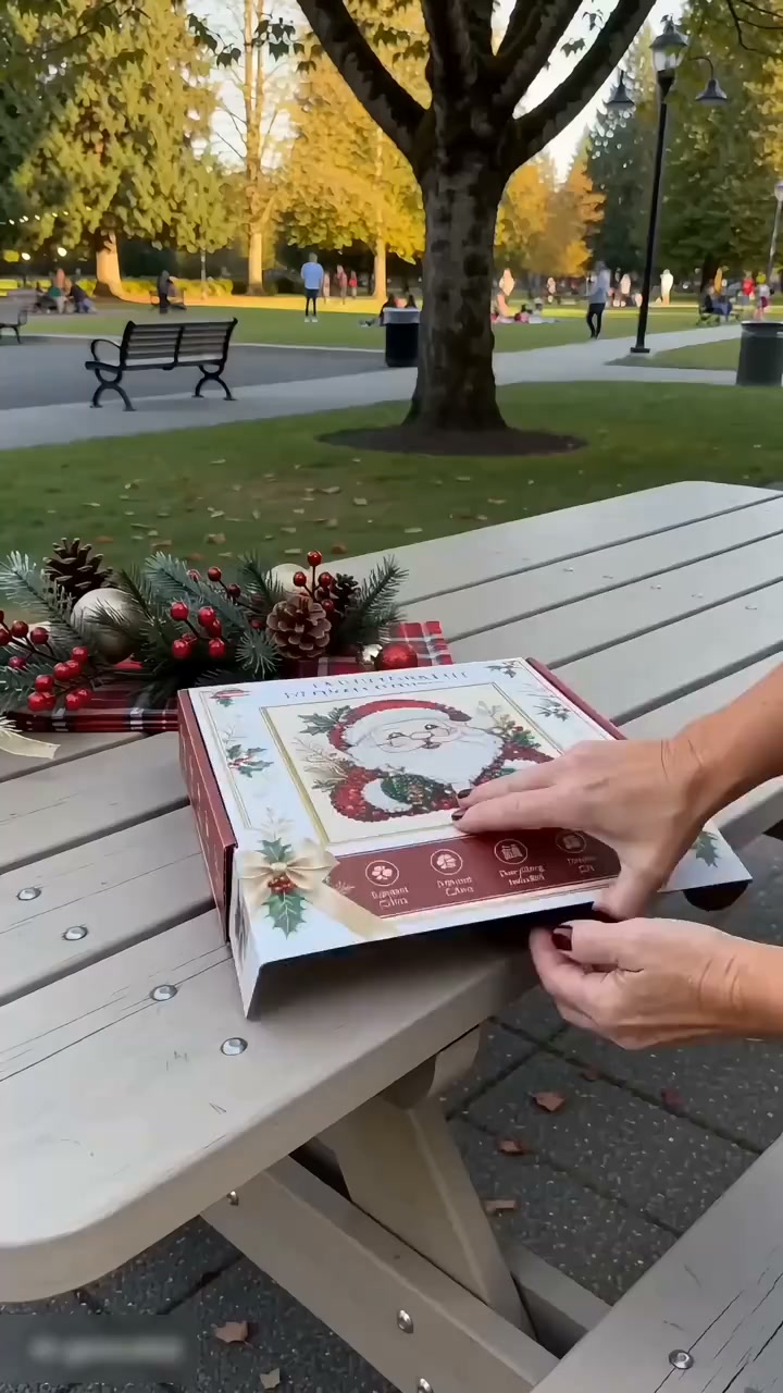 Festive DIY Pearl Diamond Painting Kit For Holiday Relaxation