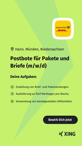 Nur wenige Klicks zum neuen Job