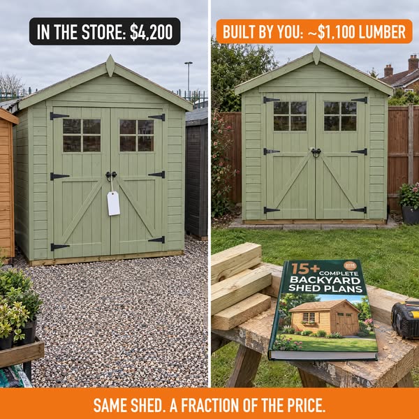 15+ Complete Backyard Shed Plans