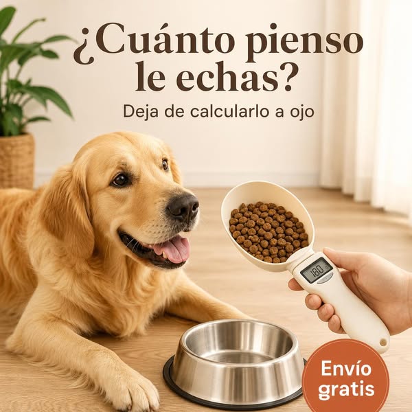 Su comida, siempre la misma cantidad