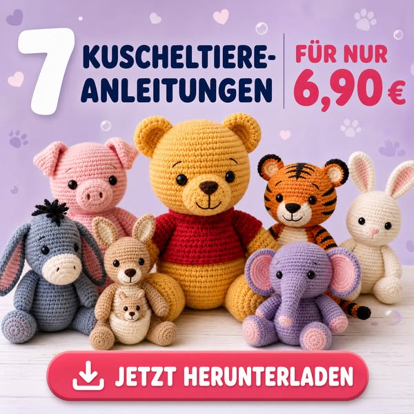 7 Kuscheltiere für 6,90 €