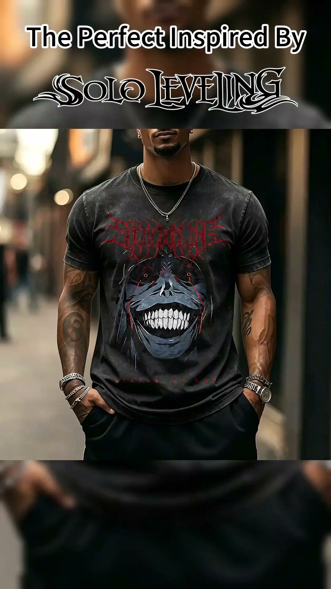 Vintage Washed Shadow Tee | Dark Fantasy Graphic Streetwear — $79 Shipped Free
