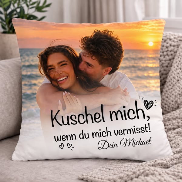 Verschenke ein individuell gestaltetes Kissen