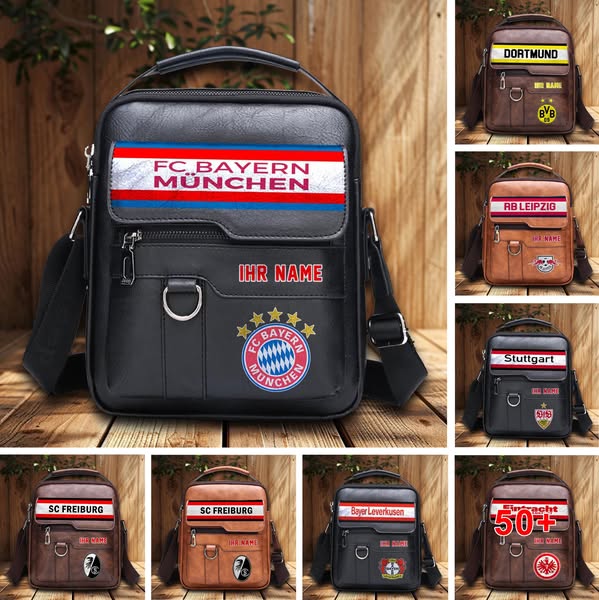 Bundesliga - Lederhandtasche