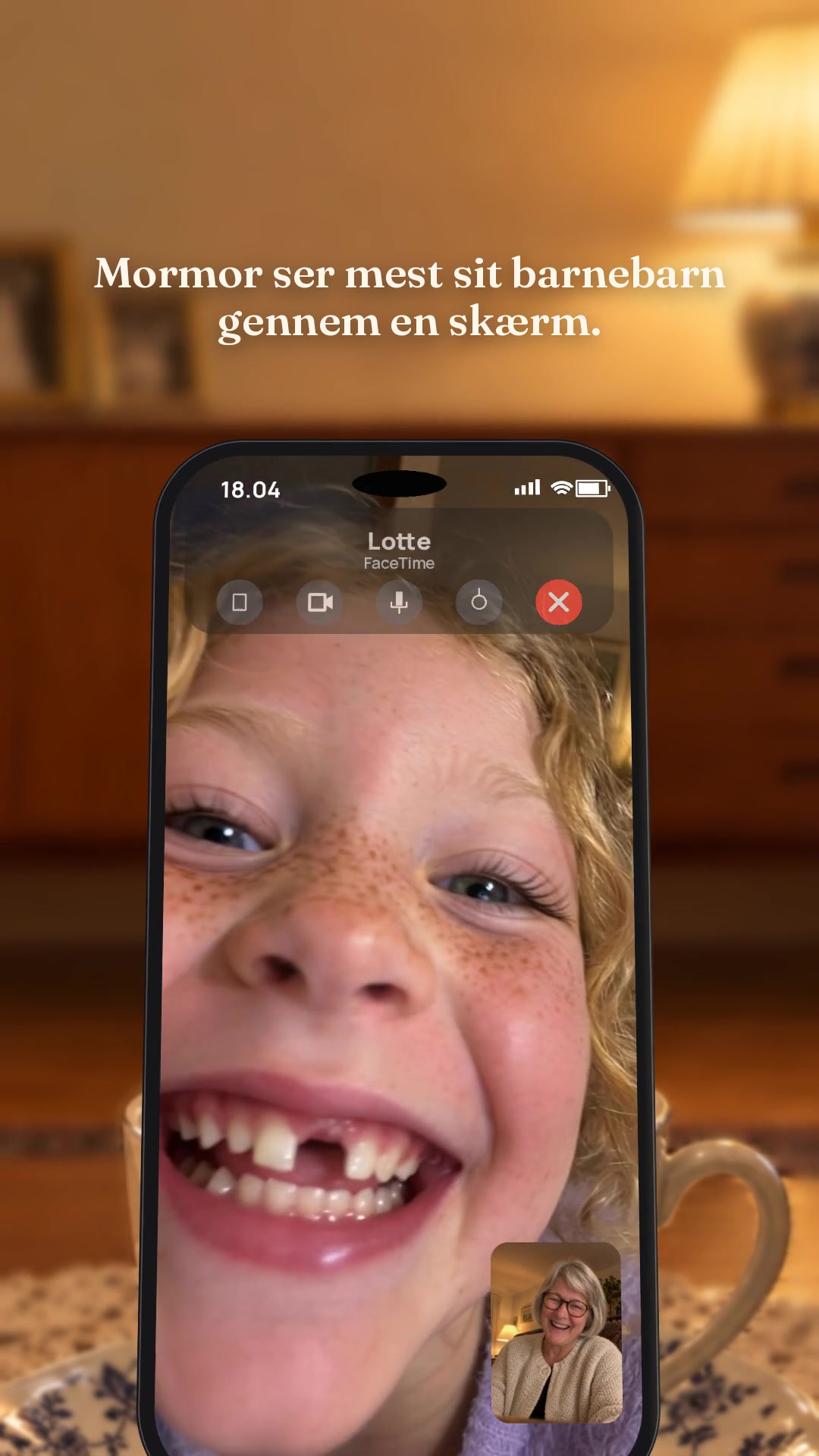 Skærmbilledet som plakat på væggen