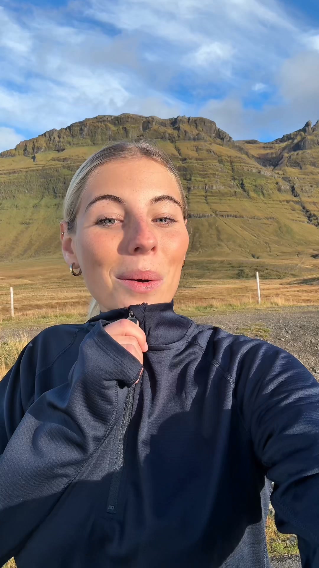 Lätt Löpartröja Med Half Zip