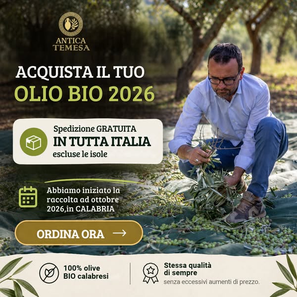Vuoi il nuovo olio BIO della campagna 2026/2027?