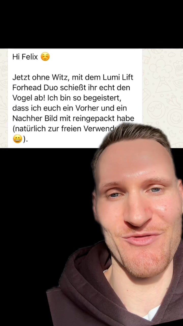 Schluss mit Stirnfalten!