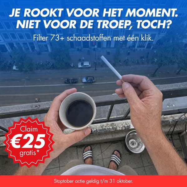 Behoud je moment. Niet de hoest. Niet de troep.