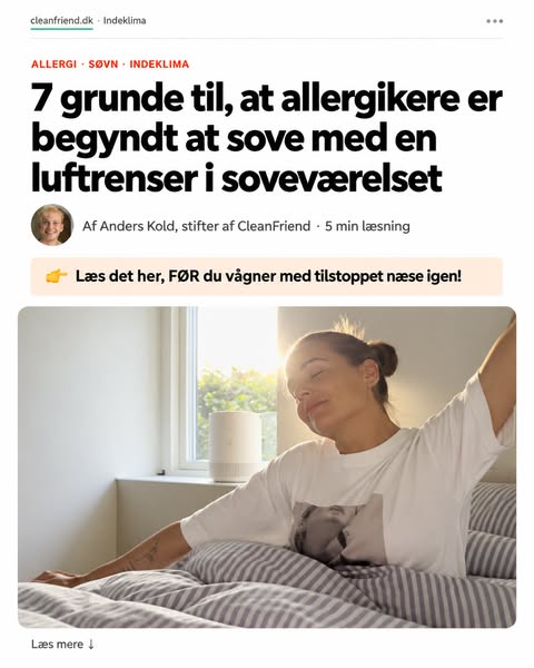 7 grunde til at overveje en luftrenser