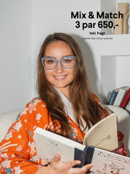 3 par læsebriller for 650