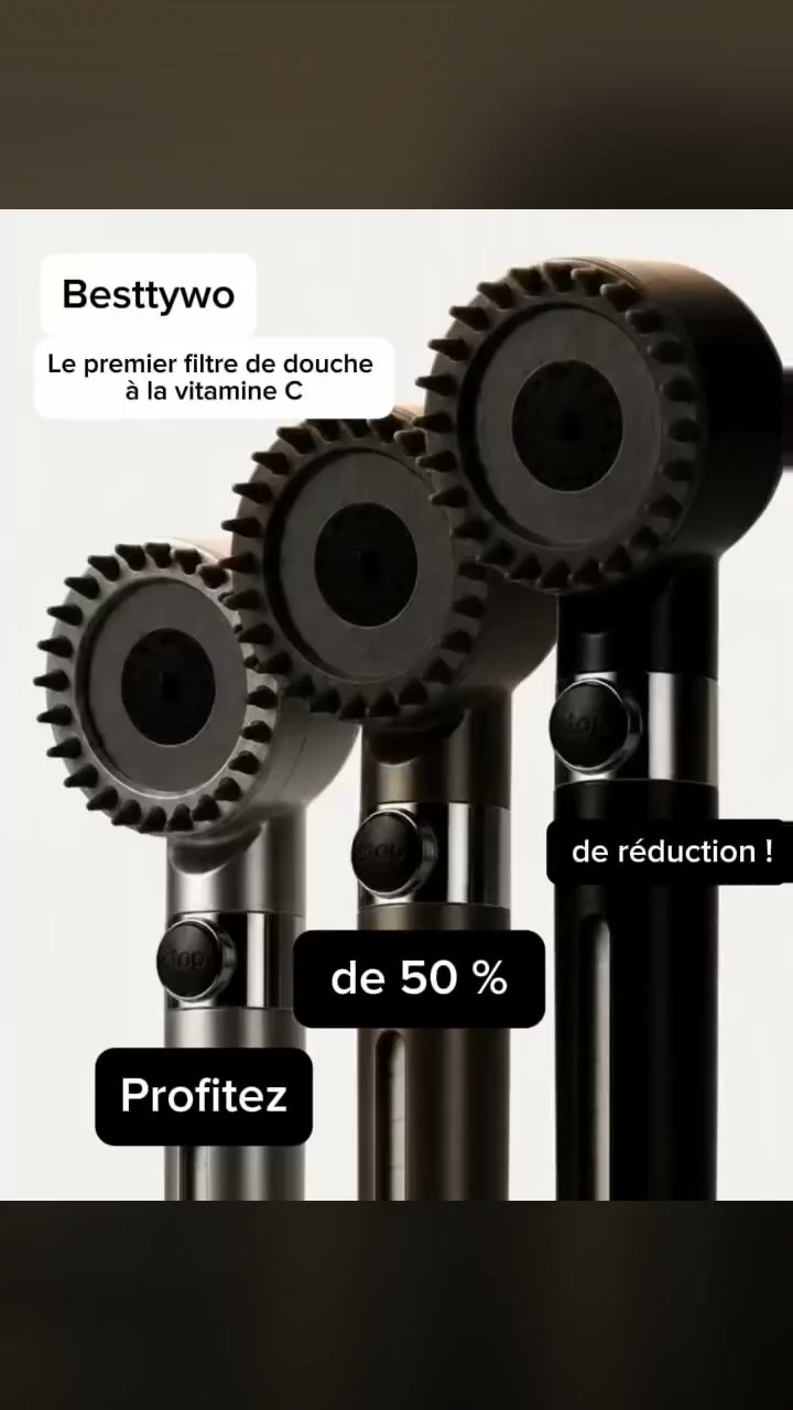 Votre douche mérite mieux que du calcaire et du chlore