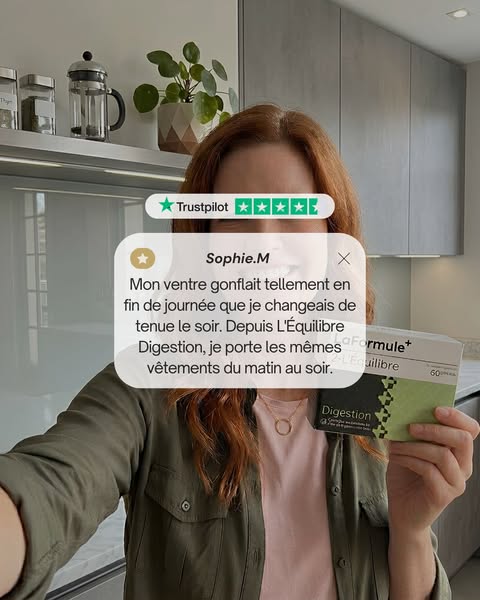 Ventre gonflé en fin de journée : voici ce qu'elle a changé en 2 semaines.