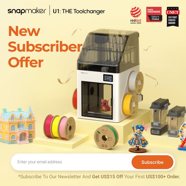 Snapmaker U1: THE Consumer Toolchanger 3D Printer.