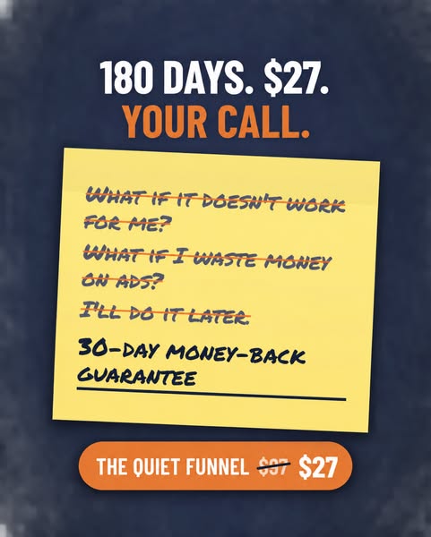 Get The Quiet Funnel $27]
