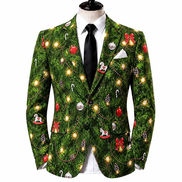 Evergreen Lights Party Blazer
