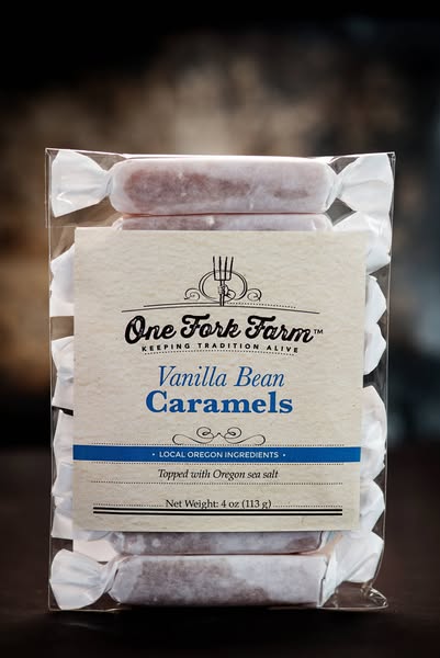 4oz Vanilla Bean Caramels