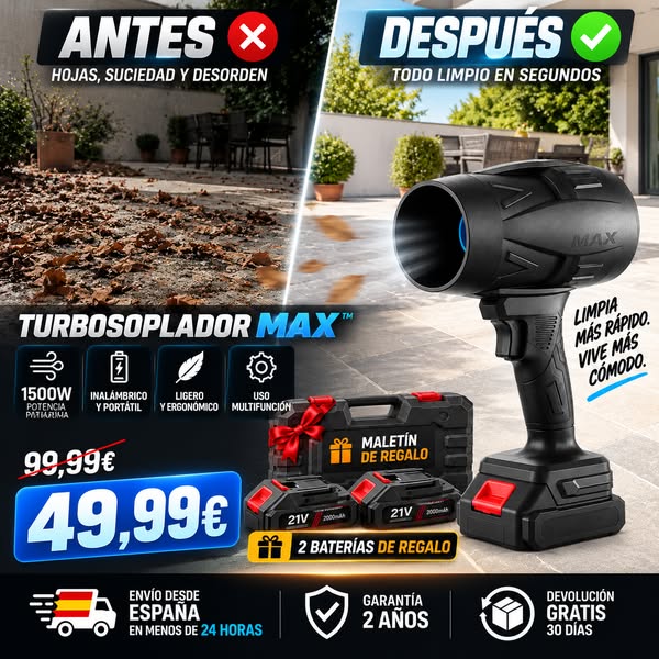 TurboSoplador MAX™ -50%