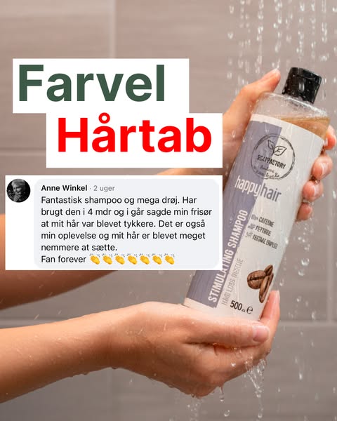 Farvel hårtab — 90 dages garanti