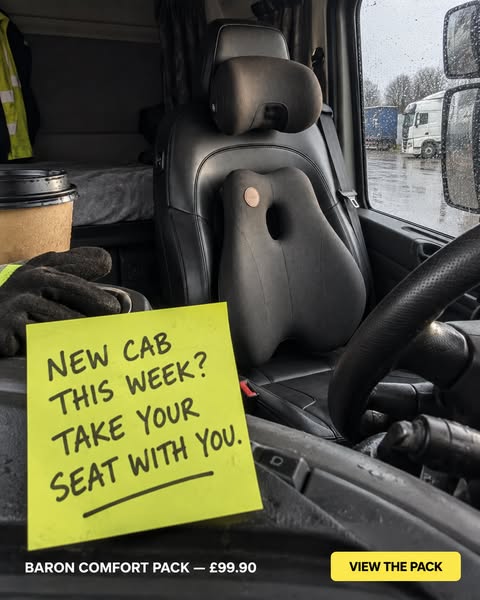 Baron Comfort Pack | HGV Seat Support & Massage UK