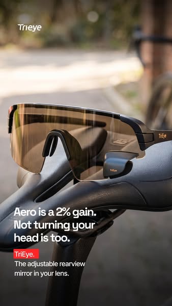 Eyewear with integrated rearview mirror