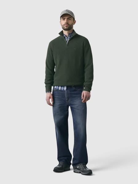 Camisola Levis Homem 2lightweight Hm Quarter Zip Greens