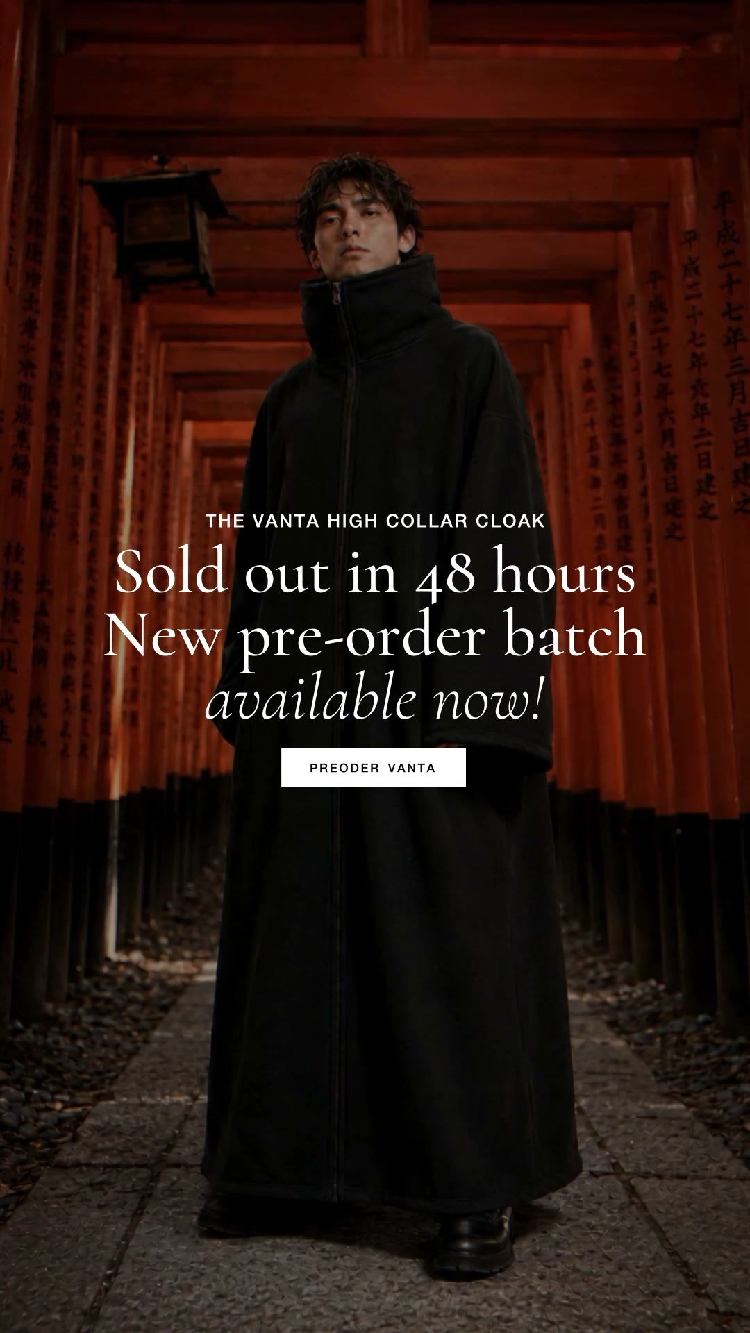 Meet Vanta: The High Collar Cloak Everyone’s Talking About