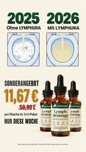 Geben Sie nicht Ihrem Lebensstil die Schuld – bringen Sie zuerst Ihr Lymphsystem wieder in Schwung.