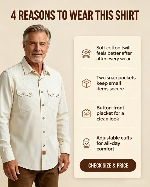 Garage-Ready Casual Shirt | No-Fuss Wrinkle-Free Comfort