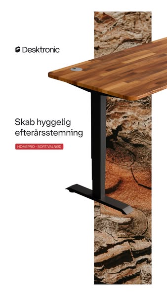Hyggeligt efterår, bedre skrivebord