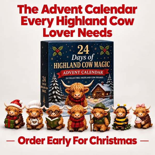 24 Days of Highland Cow Magic