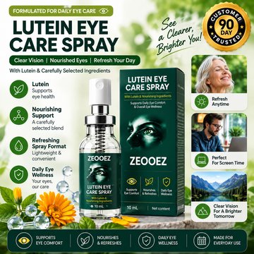 Zeooez Lutein Eye Spray Refreshing Eye Mist with Calendula